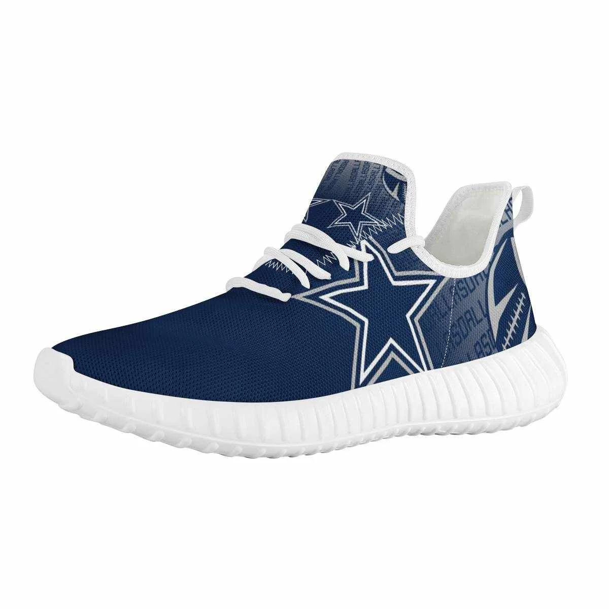 Wholesale Cowboys Custom Print Logo Design Sport shoes Fashion Sport Sneaker Unisex Breathable Football Team Casual Shoes
Wholesale Cowboys Custom Print Logo Design Sport shoes Fashion Sport Sneaker Unisex Breathable Football Team Casual Shoes