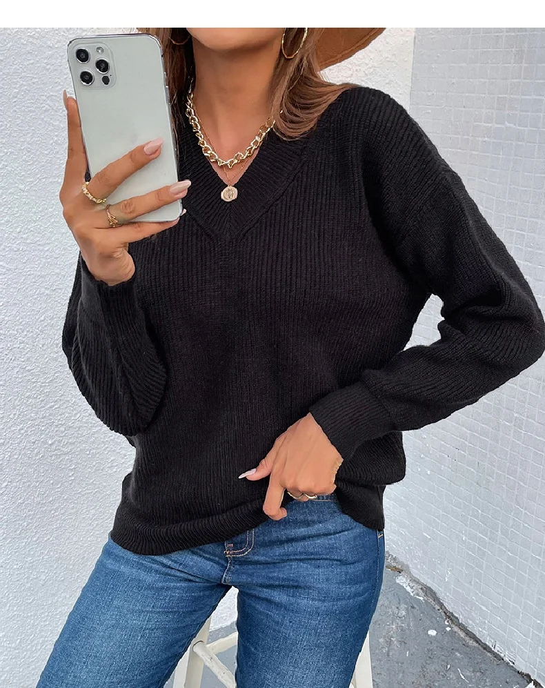 Free Shipping Q122 V-neck Off Shoulder Sweater Women Hollow Out Design Slim Long Sleeve Solid Color Casual Loose Knitted Top
Free Shipping Q122 V-neck Off Shoulder Sweater Women Hollow Out Design Slim Long Sleeve Solid Color Casual Loose Knitted Top