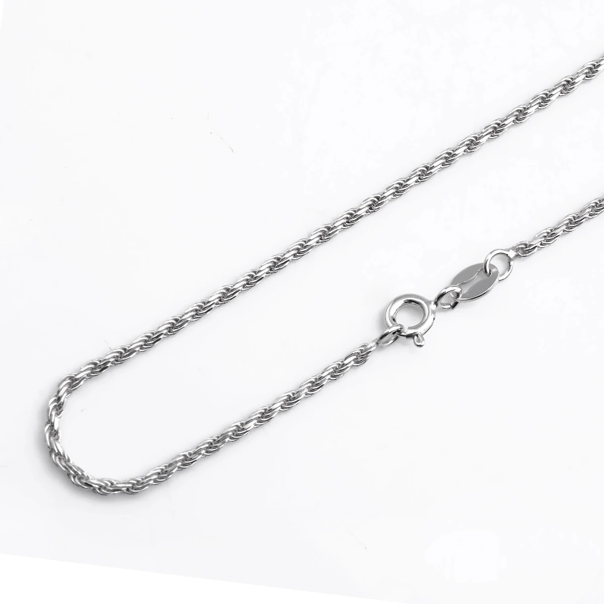 SSN228 Solid 925 Silver 1.4mm Twist Rope Classic 925 Sterling Silver Rope Chain Necklace
SSN228 Solid 925 Silver 1.4mm Twist Rope Classic 925 Sterling Silver Rope Chain Necklace