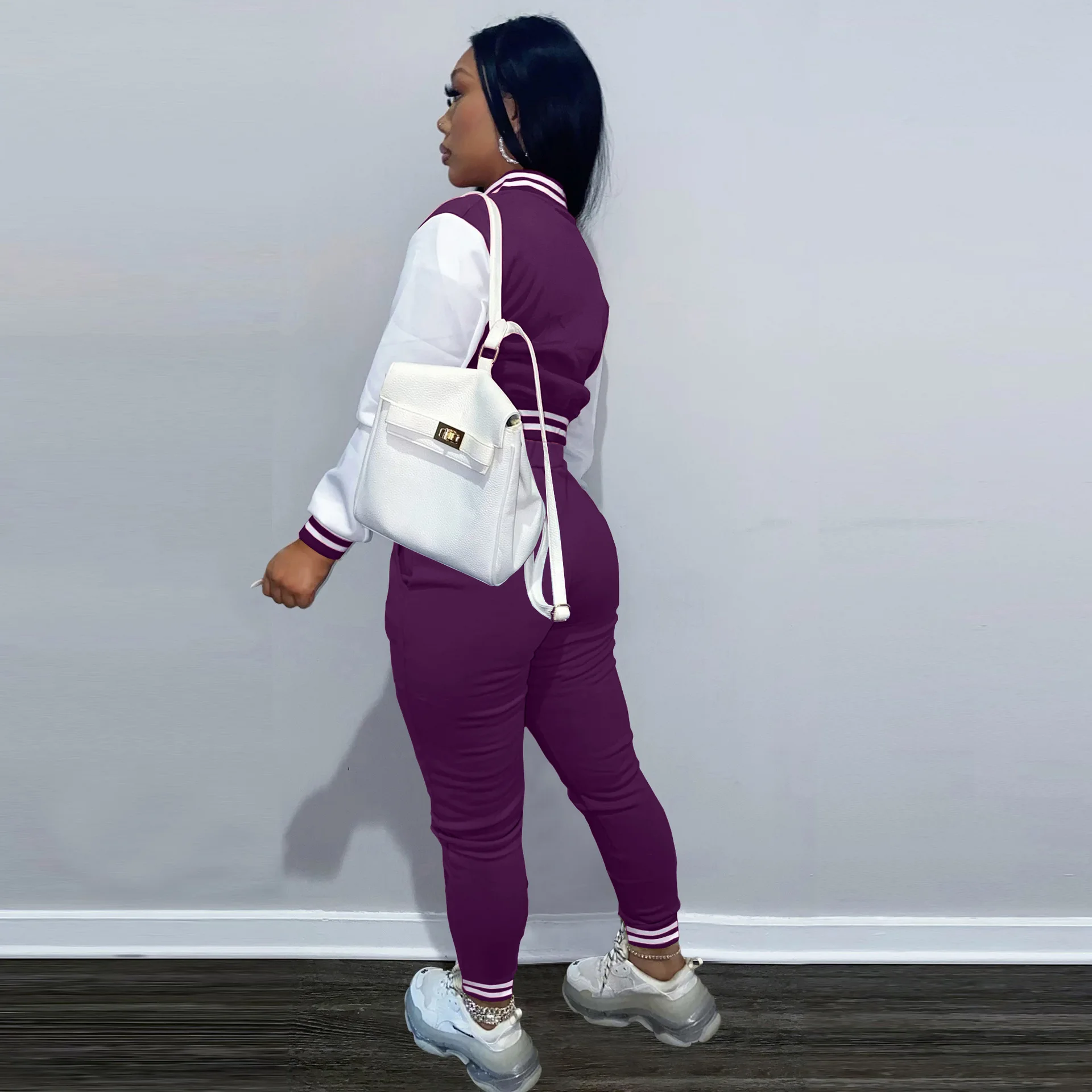 Hot Sale Crop Baseball Jacket Women Tracksuits Sweatpants Women Two Pieces Joggers Outfits
Hot Sale Crop Baseball Jacket Women Tracksuits Sweatpants Women Two Pieces Joggers Outfits