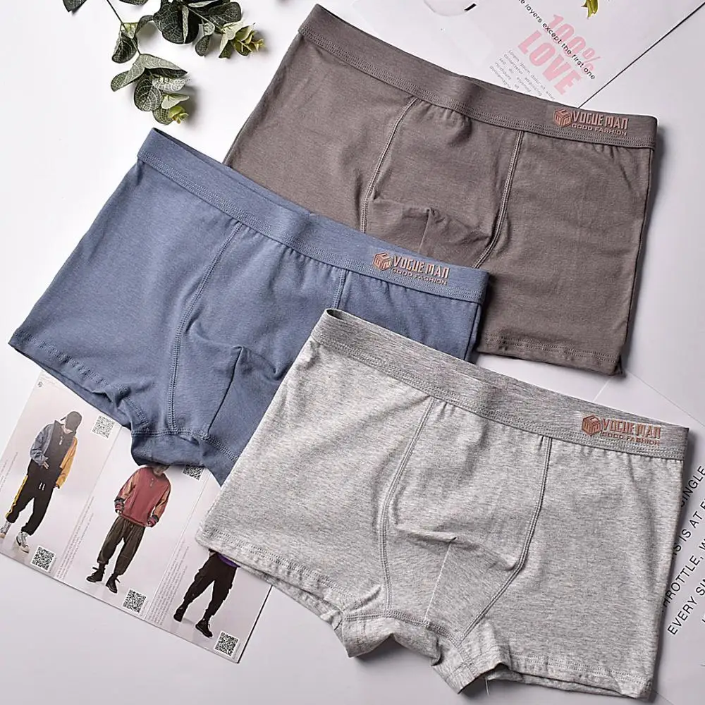 LYX017 New style men's pure cotton underwear U protruding breathable plus size underwear solid color mid-rised boxer shorts, Picture shown
LYX017 New style men's pure cotton underwear U protruding breathable plus size underwear solid color mid-rised boxer shorts, Picture shown