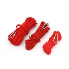 Multiple lengths safety escape rope outdoor powerful salvage neodymium fishing magnet insurance rope with carabiner