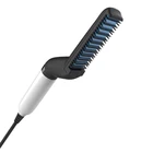Electric Quick Hair Styler Comb Straighten Brush Iron Curly Straight Hair Quick Hair Styler for Men