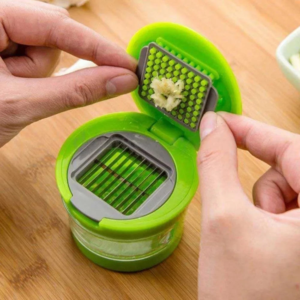 Garlic Press Crusher Mincer And Storage Container Garlic Chopper Kitchen Tool Kitchen Innovations Garlic Peel, As photo
Garlic Press Crusher Mincer And Storage Container Garlic Chopper Kitchen Tool Kitchen Innovations Garlic Peel, As photo