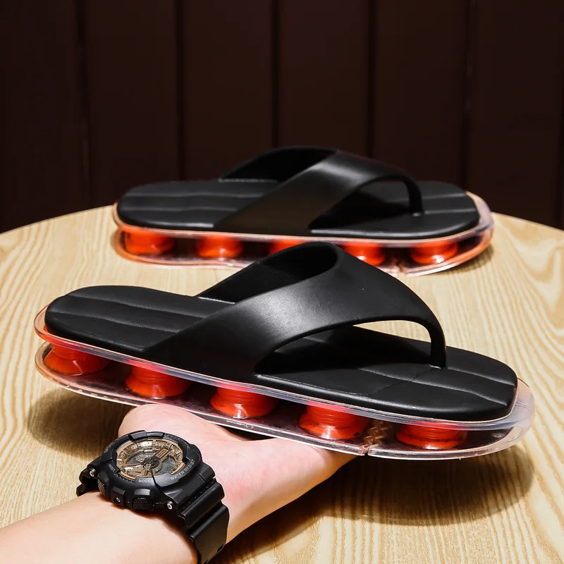 Summer 2022 Beach Slippers Sports Luxury Soft Sneakers Slippers Men Slides Footwear Air Cushion EVA Flip-flop Slippers for Men, Picture shows
Summer 2022 Beach Slippers Sports Luxury Soft Sneakers Slippers Men Slides Footwear Air Cushion EVA Flip-flop Slippers for Men, Picture shows