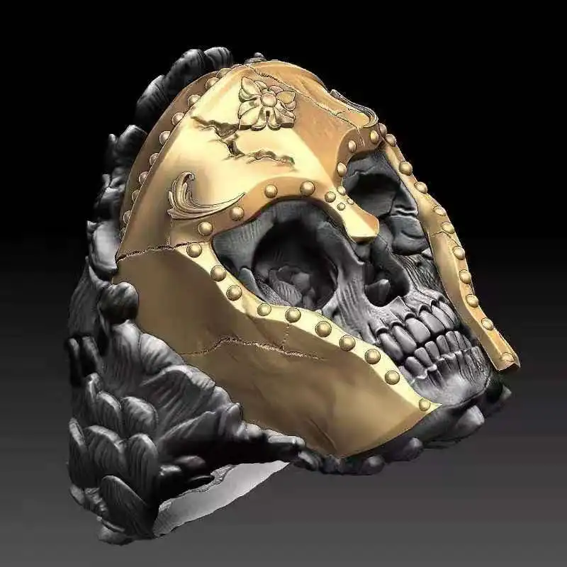 European and American fashion skull warrior tribal predator gothic zombie men's ring
European and American fashion skull warrior tribal predator gothic zombie men's ring