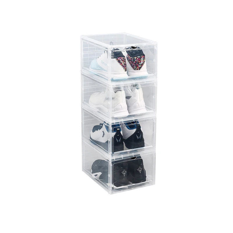 Amazon hot-selling acrylic sneakers transparent shoe box storage box display cabinet plastic shoes collection shoes, Multiple colors
Amazon hot-selling acrylic sneakers transparent shoe box storage box display cabinet plastic shoes collection shoes, Multiple colors