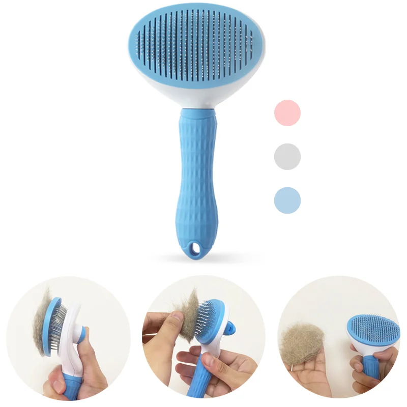 Wholesale Self Cleaning Pet Grooming Comb Retractable Needlet Automatic Hair Brush Remover Cat Dog Comb, Colorful
Wholesale Self Cleaning Pet Grooming Comb Retractable Needlet Automatic Hair Brush Remover Cat Dog Comb, Colorful