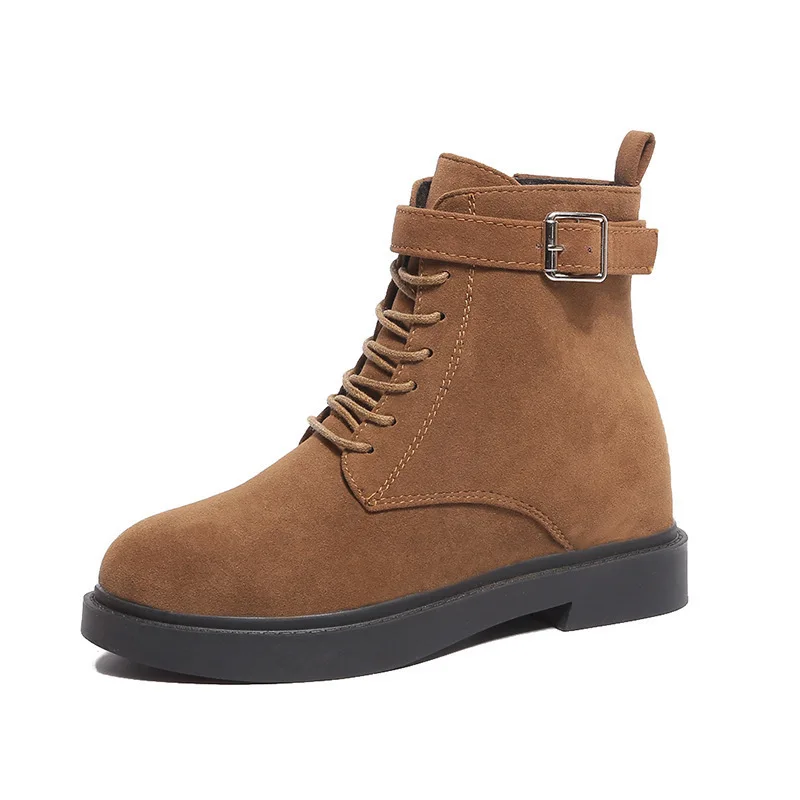 Fashion Ankle Boots Women Cow Suede Lace-Up Zip Platform Genuine Leather Ladies Winter Boots
Fashion Ankle Boots Women Cow Suede Lace-Up Zip Platform Genuine Leather Ladies Winter Boots