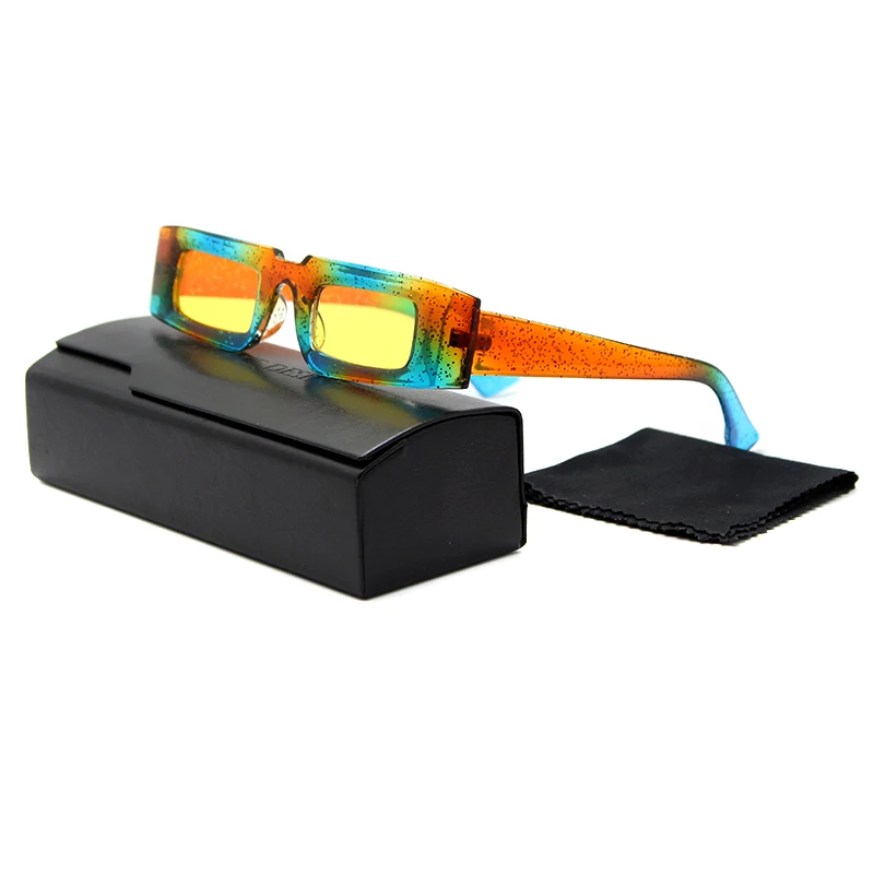 Multicolor Packaging Custom Small PC Square UV400 Frame Rectangle Sunglasses with Cases, 7 colors
Multicolor Packaging Custom Small PC Square UV400 Frame Rectangle Sunglasses with Cases, 7 colors