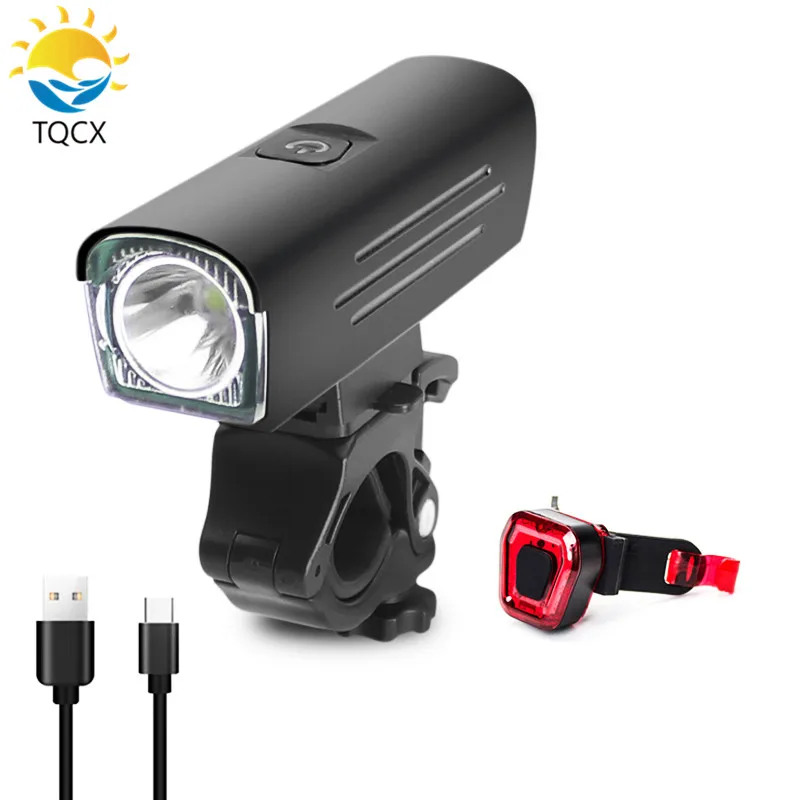 LED Mountain Bicycle Front And Back Light USB Rechargeable Accessories Bike Light Set, Black
LED Mountain Bicycle Front And Back Light USB Rechargeable Accessories Bike Light Set, Black