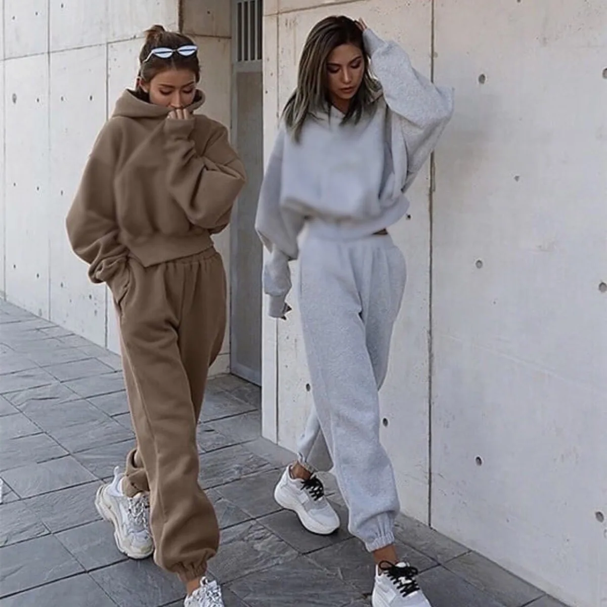 Fashion Sports 2 Piece Long Sleeve Hoodie Sets And Sweatpants Jogging Gym Suit Sweatsuits Sets Women Tracksuits, 4 colors
Fashion Sports 2 Piece Long Sleeve Hoodie Sets And Sweatpants Jogging Gym Suit Sweatsuits Sets Women Tracksuits, 4 colors