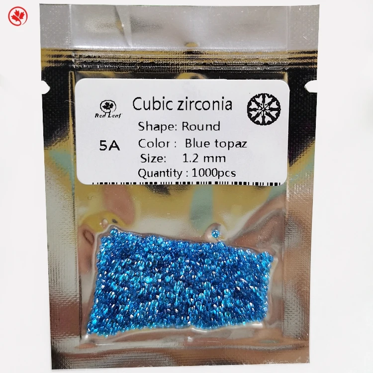 Redleaf Jewerly High Quality 5A Blue Topaz Synthetic Cubic Zirconia Stone Round shape Zircon Gems
Redleaf Jewerly High Quality 5A Blue Topaz Synthetic Cubic Zirconia Stone Round shape Zircon Gems