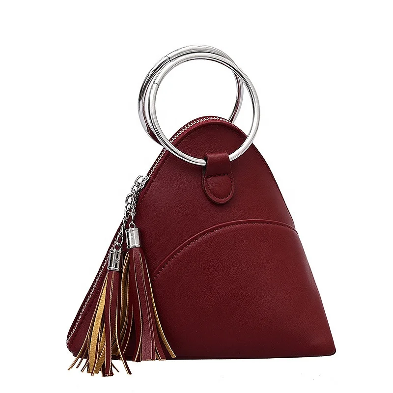 2021 New Arrivals Summer Pure Color PU Ladies Purses Handbags Round Handle Zongzi Style Bag Fashion Women Triangle Shaped Bags
2021 New Arrivals Summer Pure Color PU Ladies Purses Handbags Round Handle Zongzi Style Bag Fashion Women Triangle Shaped Bags