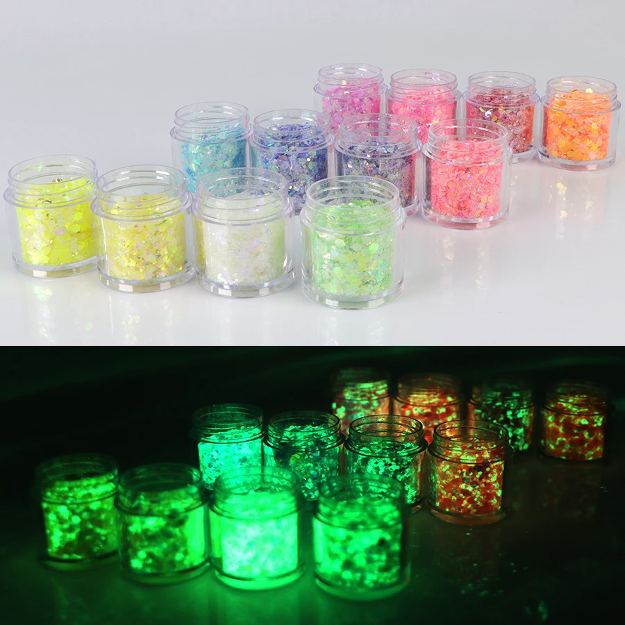 Wholesale Polyester Glow In Dark Chunky Glitter For Crafts Tumblers Halloween Glitter Glow in The Dark
Wholesale Polyester Glow In Dark Chunky Glitter For Crafts Tumblers Halloween Glitter Glow in The Dark