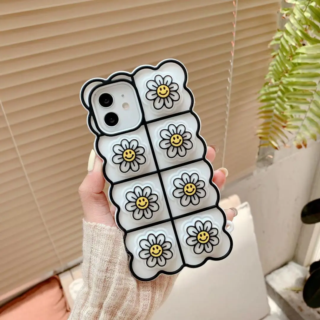 Phone11 Sunflower Decompression Mobile Phone 6/7/8 Cartoon Silicone Protective Cover 13pro, Picture shows
Phone11 Sunflower Decompression Mobile Phone 6/7/8 Cartoon Silicone Protective Cover 13pro, Picture shows