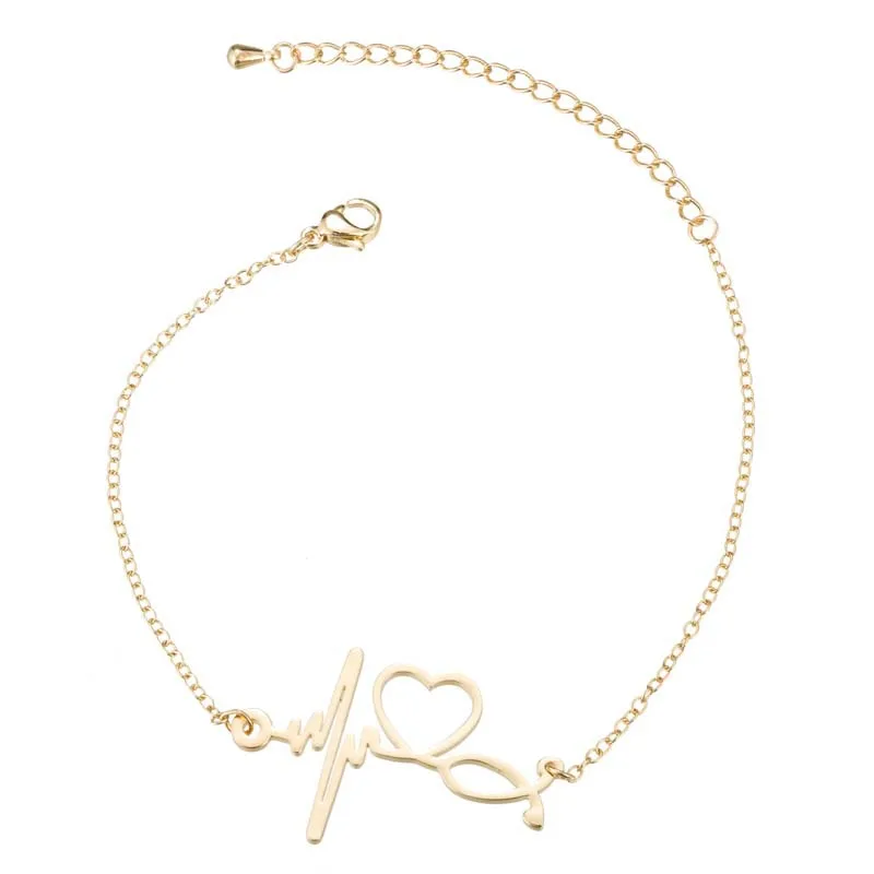 2021 European American style Stethoscope heart shape stainless steel heartbeat bracelets For Women wholesale, Customized logo accept
2021 European American style Stethoscope heart shape stainless steel heartbeat bracelets For Women wholesale, Customized logo accept