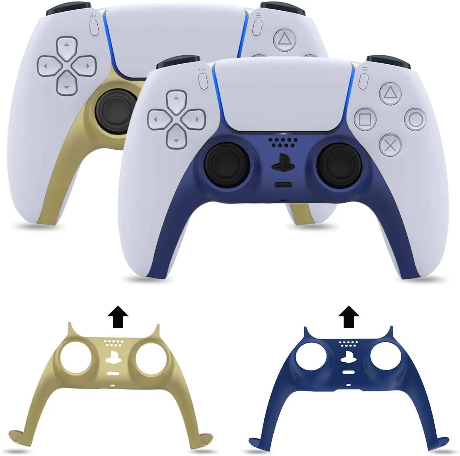 Controller Skin Custom Replacement Shell Decoration Accessories Grip Decorative Strip 2 Pack
Controller Skin Custom Replacement Shell Decoration Accessories Grip Decorative Strip 2 Pack
