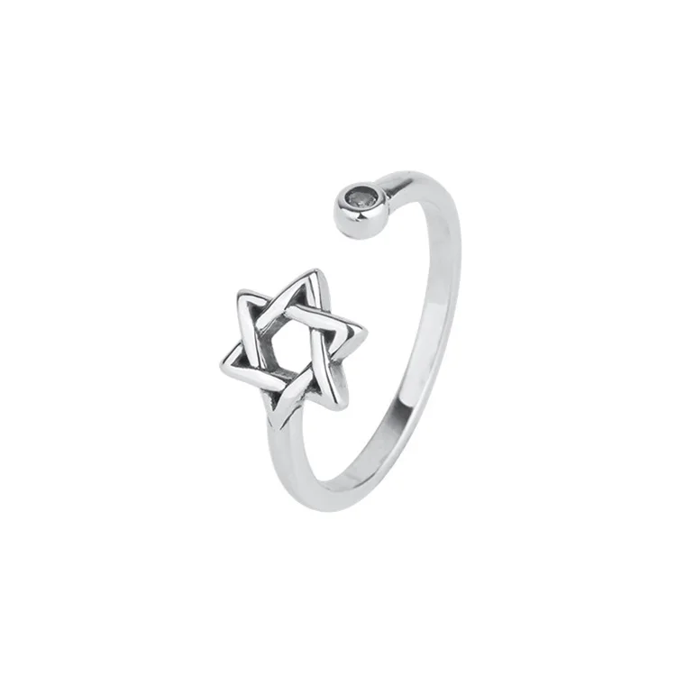 Korean gold jewerly 925 sterling silver adjustable white plated antique star adjustable rings for women, Customized color acceptable
Korean gold jewerly 925 sterling silver adjustable white plated antique star adjustable rings for women, Customized color acceptable