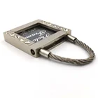Factory wholesale giveaway gift lock shape key chain custom made