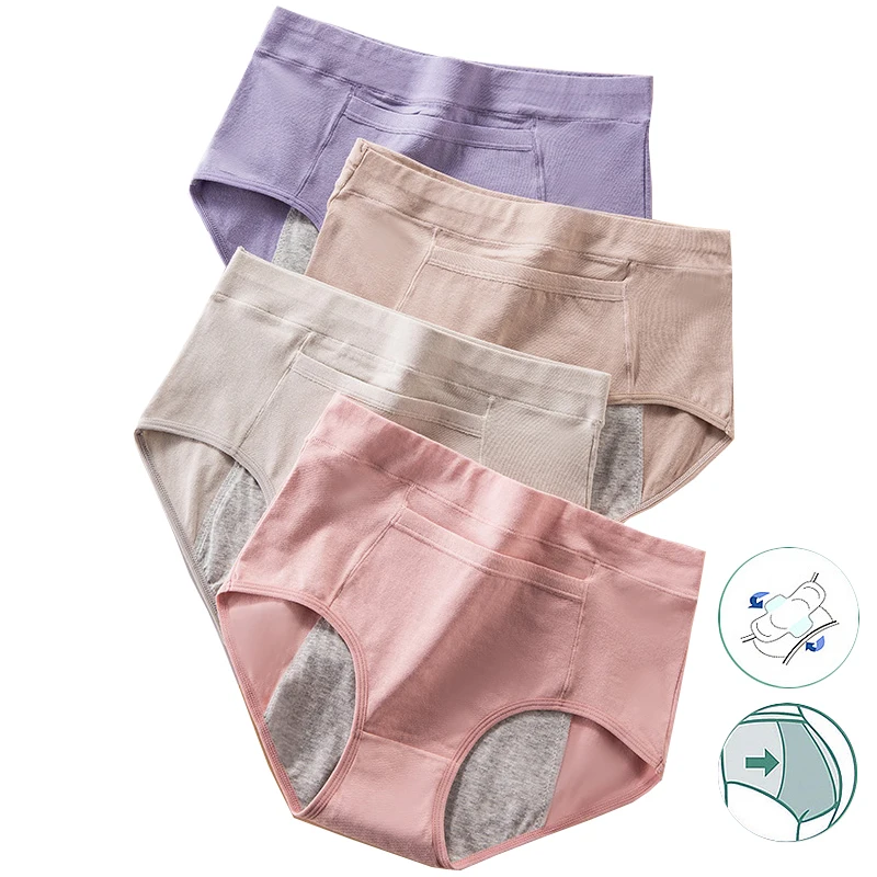Wholesale High-Rise Women's Leak Proof Menstrual Panties Ladies Physiological Pants Period Underwear Cotton Waterproof Briefs
Wholesale High-Rise Women's Leak Proof Menstrual Panties Ladies Physiological Pants Period Underwear Cotton Waterproof Briefs