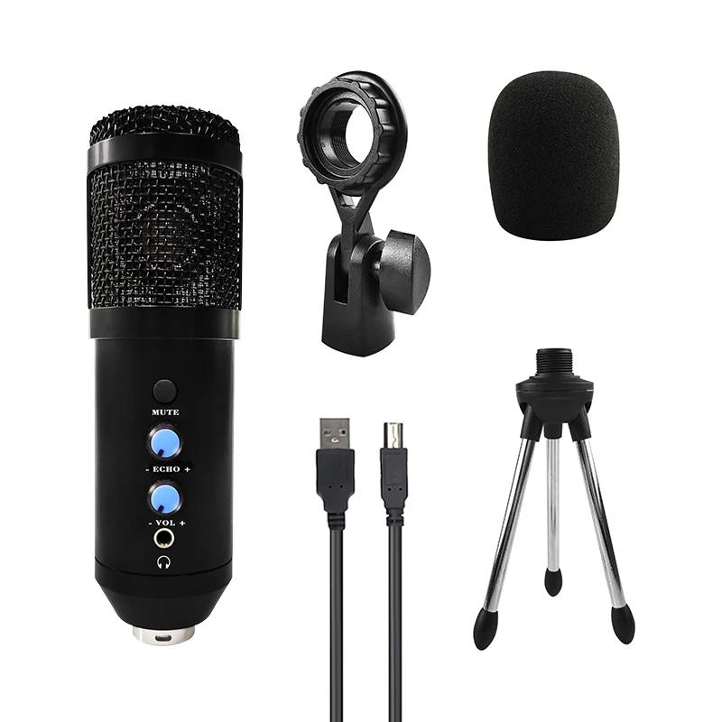 OEM Factory Condenser USB Mic Desktop Computer Laptop Microphone Professional Gaming Youtube Recording Studio Microphone for PC, Black
OEM Factory Condenser USB Mic Desktop Computer Laptop Microphone Professional Gaming Youtube Recording Studio Microphone for PC, Black
