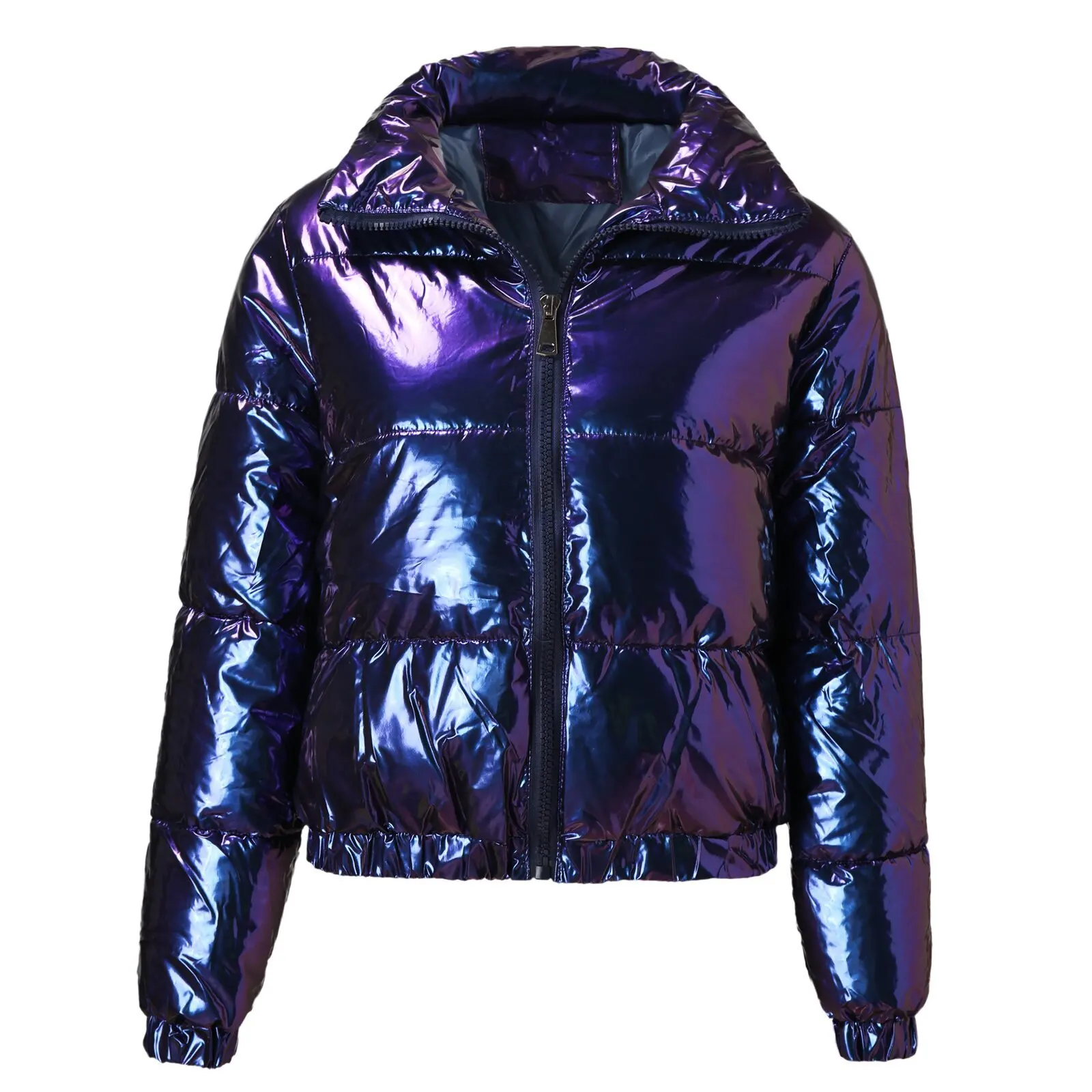 Winter Custom Fashion New Long-sleeve Zipper Cardigan Coat Stand-up Collar Mirror Casual Short Puff Jacket Woman
Winter Custom Fashion New Long-sleeve Zipper Cardigan Coat Stand-up Collar Mirror Casual Short Puff Jacket Woman