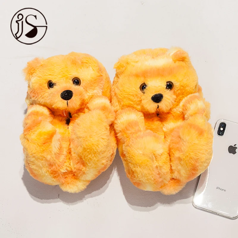 Plush teddy bear slippers for children colorful plush house slides whole sale teddy bear slides Indoor slippers, Picture
Plush teddy bear slippers for children colorful plush house slides whole sale teddy bear slides Indoor slippers, Picture