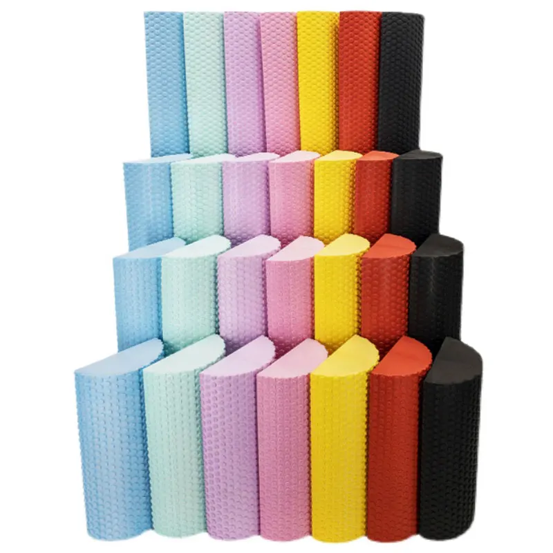 Foam Roller Manufacturers High Quality Density Massage Muscle Yoga Balance Training Exercise Back Pain EVA Half Foam Roller, Customized
Foam Roller Manufacturers High Quality Density Massage Muscle Yoga Balance Training Exercise Back Pain EVA Half Foam Roller, Customized