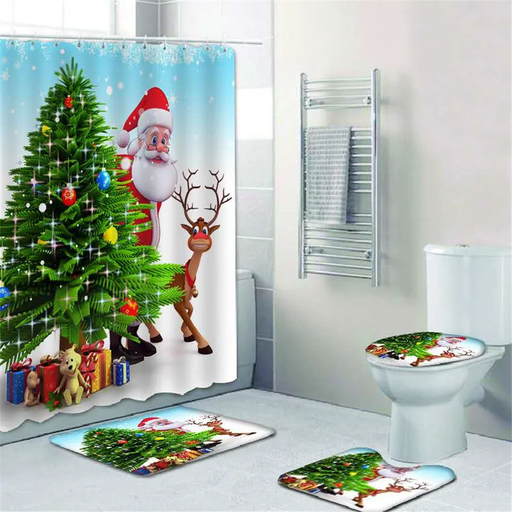 Customized Cute Santa Claus Christmas Polyester Washable Bathroom Shower Curtain set, Customized color
Customized Cute Santa Claus Christmas Polyester Washable Bathroom Shower Curtain set, Customized color