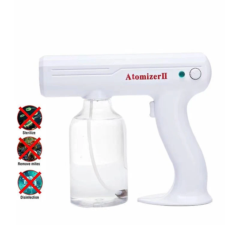 Factory wholesale spry nano mist mini disinfection gun sprayer sanitizer machine desinfectant sprayer gun
Factory wholesale spry nano mist mini disinfection gun sprayer sanitizer machine desinfectant sprayer gun