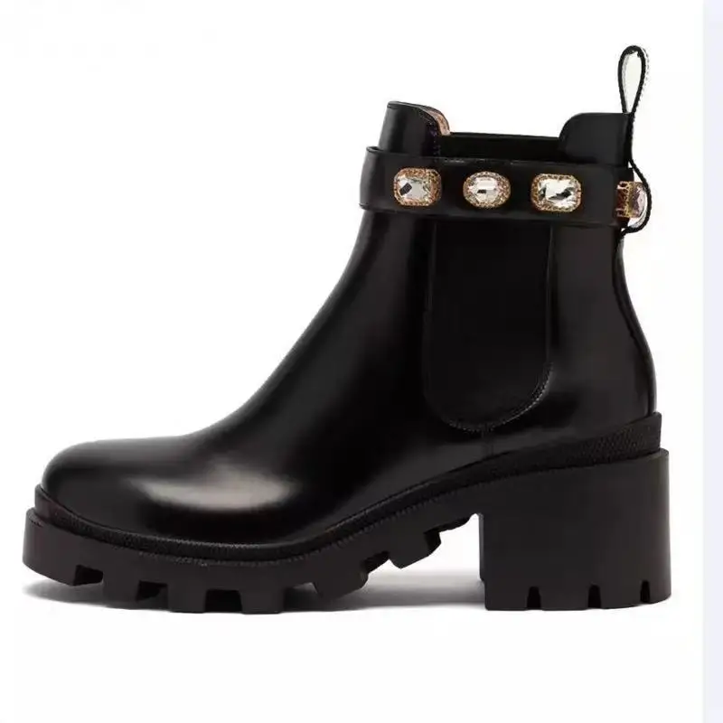 Dropshipping Custom Logo Women's Ankle Boots Autumn Rainbow Short Boot Square Heel Rhinestone Shoes Fashion Footwear
Dropshipping Custom Logo Women's Ankle Boots Autumn Rainbow Short Boot Square Heel Rhinestone Shoes Fashion Footwear