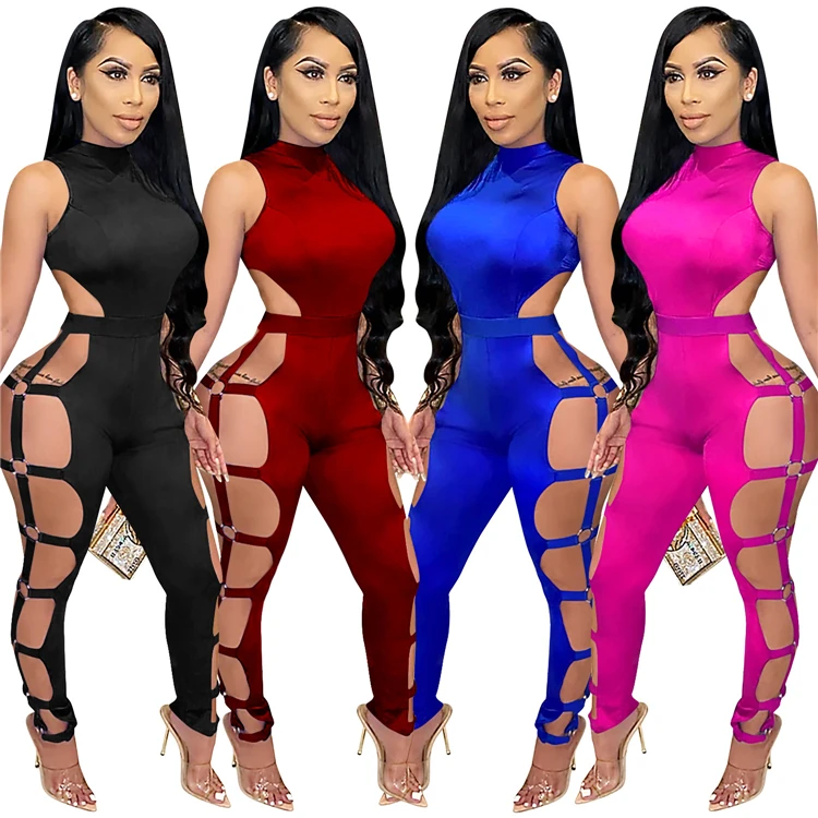 D96072 2021 New Arrivals Fashion Women's Sexy Solid Color Hollow Out Nightclub Stitching Backless Lash Jumpsuit Women
D96072 2021 New Arrivals Fashion Women's Sexy Solid Color Hollow Out Nightclub Stitching Backless Lash Jumpsuit Women