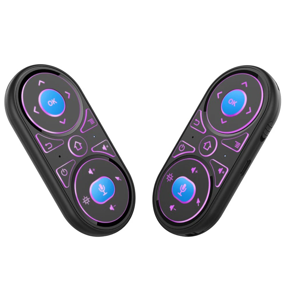 7 Colors Backlight 2.4g Air Mouse Rechargeable G11 Mini Voice Microphone Remote Control For TV BOX
7 Colors Backlight 2.4g Air Mouse Rechargeable G11 Mini Voice Microphone Remote Control For TV BOX