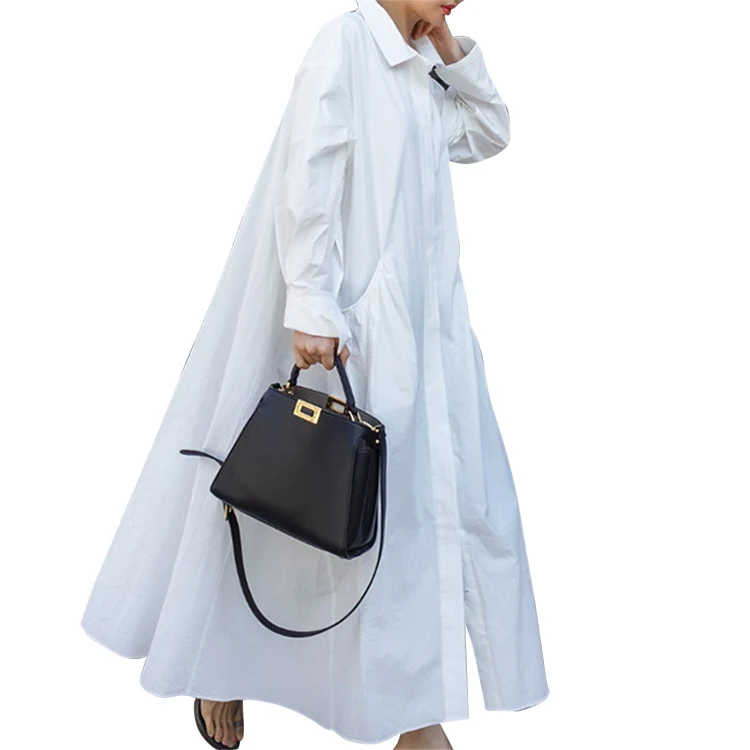 Factory price fashion design women long sleeves pointed collar linen shirt casual dresses, Oem custom
Factory price fashion design women long sleeves pointed collar linen shirt casual dresses, Oem custom