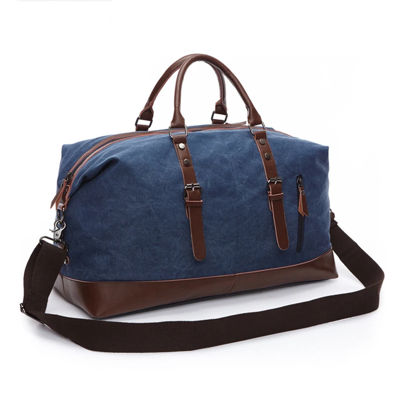 Vintage canvas duffle bag large capacity weekend overnight men travel weekender duffle bag
Vintage canvas duffle bag large capacity weekend overnight men travel weekender duffle bag