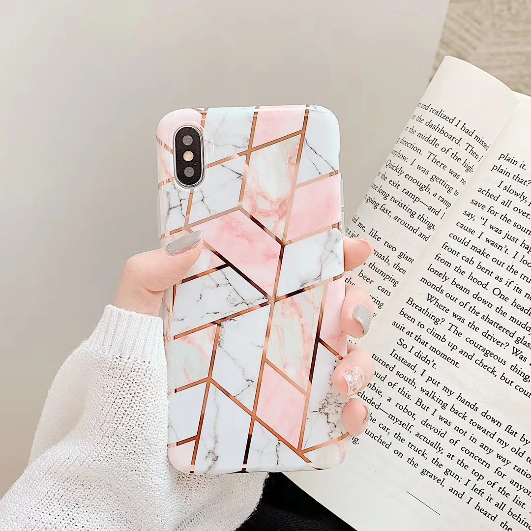 Luxury Fashion Plating geometric Marble Phone Case For iPhone 11 Pro Max X XR Xs Max 6 6s 7 8 Plus
Luxury Fashion Plating geometric Marble Phone Case For iPhone 11 Pro Max X XR Xs Max 6 6s 7 8 Plus