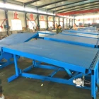 CE certificated 12 ton container loading hydraulic lift garage car ramp dock leveler bumpers sale