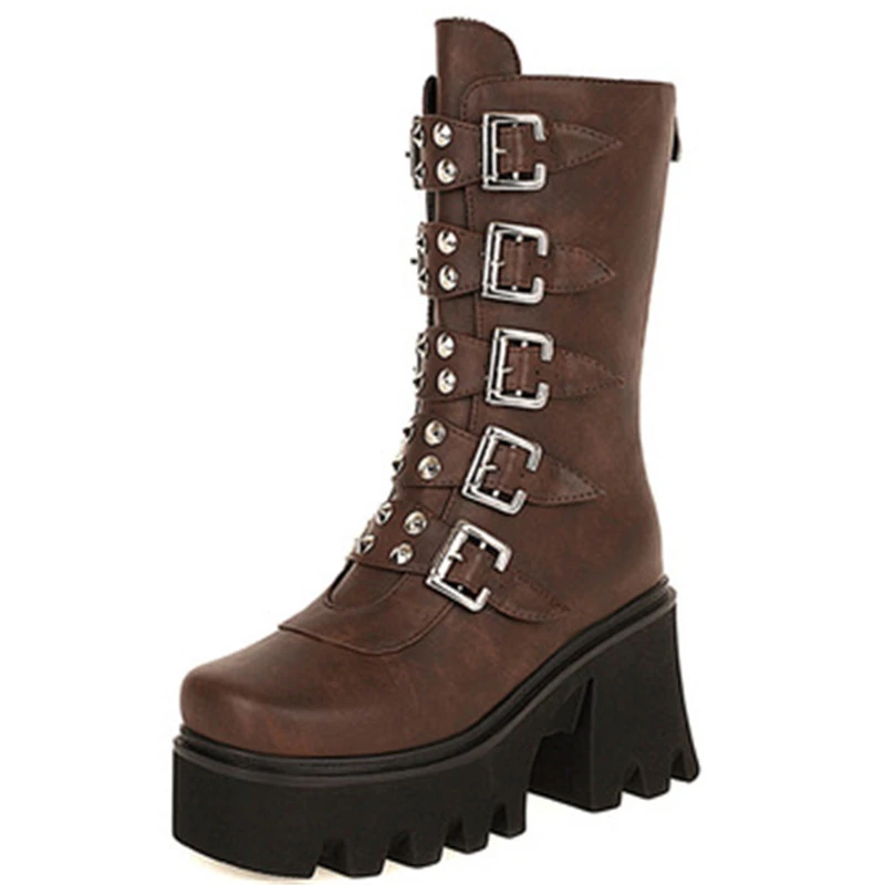 Dropshipping Wholesale Lady 9 cm Bottom PU Leather Boot 2021 Women's Metal Buckle Boots Height Increasing Casual Footwear
Dropshipping Wholesale Lady 9 cm Bottom PU Leather Boot 2021 Women's Metal Buckle Boots Height Increasing Casual Footwear