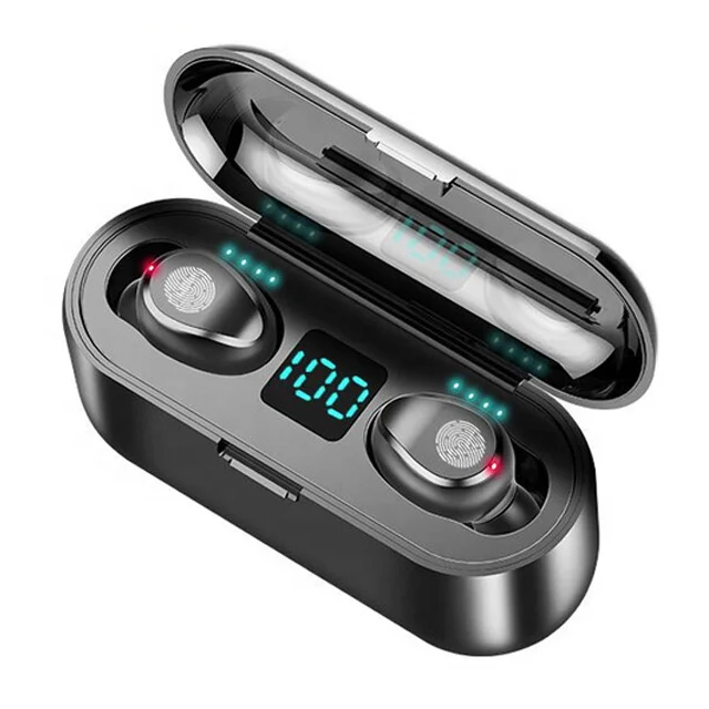New Wireless Earbuds TWS F9 Wireless Earphone BT Earphone Headphone for Mobile phone, Black/white/red/jewelry blue
New Wireless Earbuds TWS F9 Wireless Earphone BT Earphone Headphone for Mobile phone, Black/white/red/jewelry blue