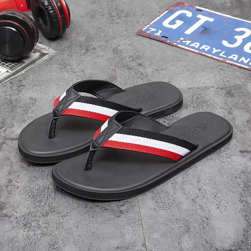2021 Cheap Fancy Pantuflas Men'S Slippers Flipflops for Beach, Black/white red/red green
2021 Cheap Fancy Pantuflas Men'S Slippers Flipflops for Beach, Black/white red/red green