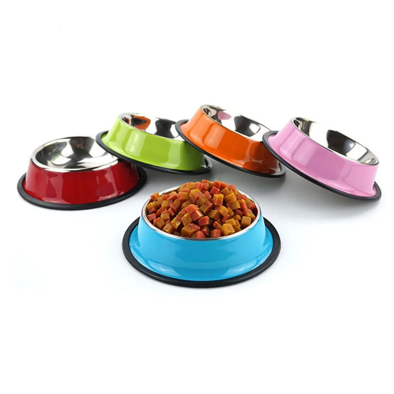 custom logo Large rubber base nonslip pet cat Food dish Feeding dog stainless steel bowl
custom logo Large rubber base nonslip pet cat Food dish Feeding dog stainless steel bowl