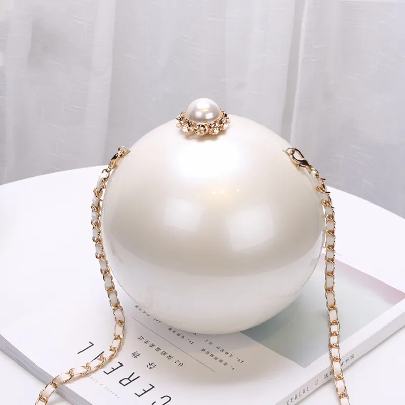 white round pearl womens clutch bags acrylic bridal handbag clutch party luxury dinner wedding evening bag for women
white round pearl womens clutch bags acrylic bridal handbag clutch party luxury dinner wedding evening bag for women