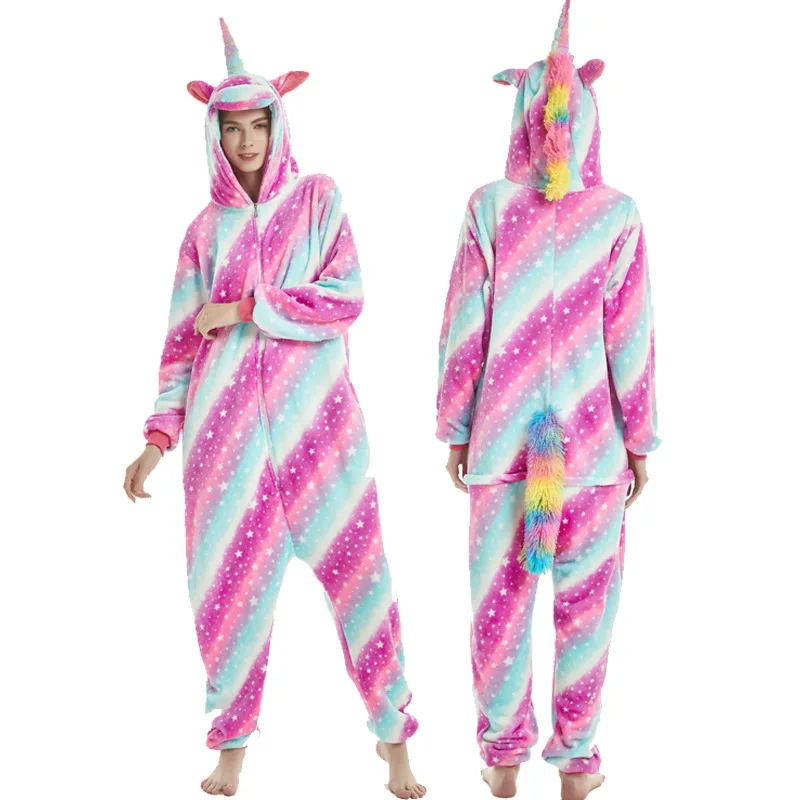 

Cartoon animal onesie pajamas flannel the Pegasus unicorn Tenma bing bunny pyjamas kigurumi pijama kid, Picture shows