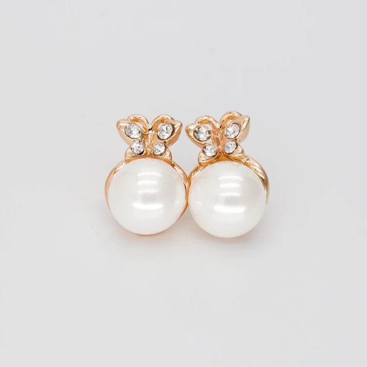 Newest fashion cute zodiac rabbit earrings made of diamonds and pearls earring elegant, Gold
Newest fashion cute zodiac rabbit earrings made of diamonds and pearls earring elegant, Gold