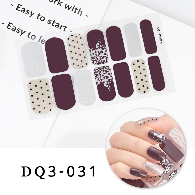 Hot Design 3D Gold Foil Nail Polish Sticker Silver Glitter Nail Wraps With Rhinestones
Hot Design 3D Gold Foil Nail Polish Sticker Silver Glitter Nail Wraps With Rhinestones