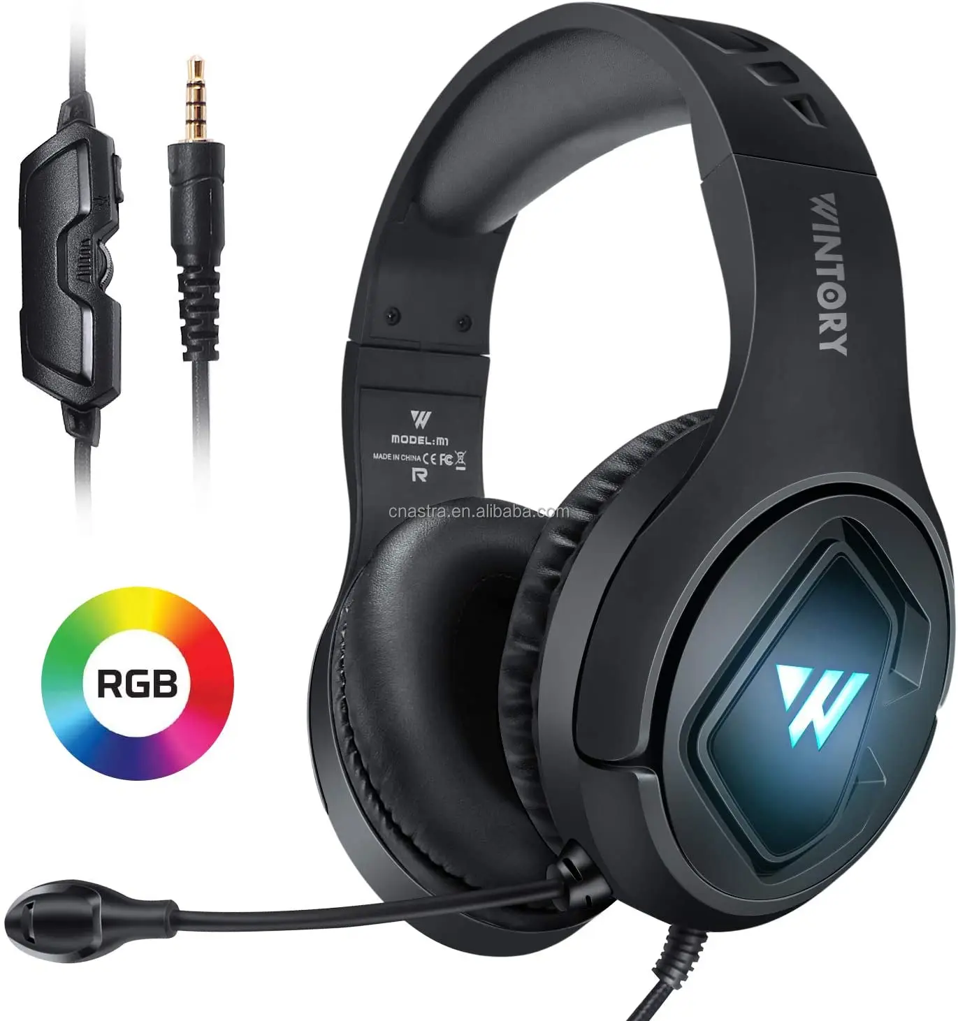 Factory High Performance Stereo Auriculares Gaming Headphones LED Gaming Headset with Microphone for PS4/PC, Black
Factory High Performance Stereo Auriculares Gaming Headphones LED Gaming Headset with Microphone for PS4/PC, Black