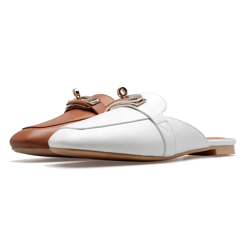 Genuine leather flat slippers Outdoor sandals Summer shoes Ladies mules casual mules shoes women Footwear
Genuine leather flat slippers Outdoor sandals Summer shoes Ladies mules casual mules shoes women Footwear