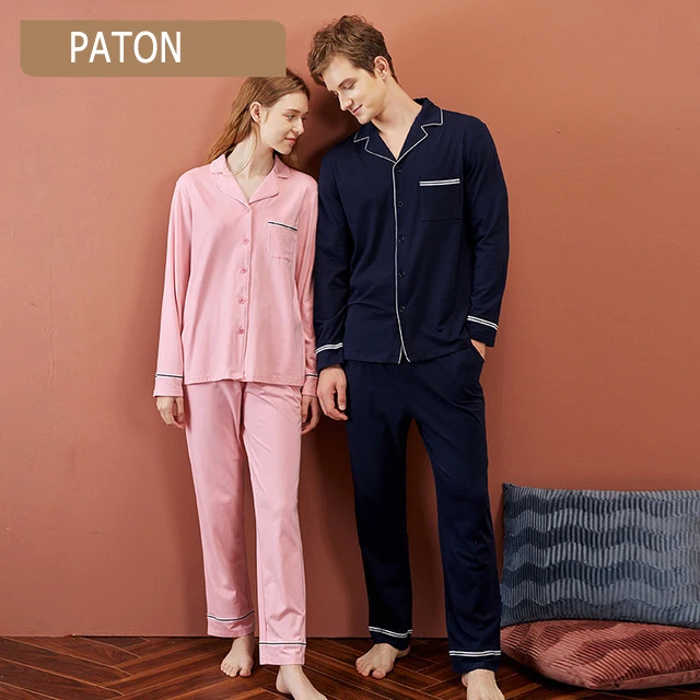 PATON 2021 OEM New Design Mens Pajamas Cotton Luxury Lounge Wear Loungewear set for Men Solid Men's Sleepwear, Dark blue
PATON 2021 OEM New Design Mens Pajamas Cotton Luxury Lounge Wear Loungewear set for Men Solid Men's Sleepwear, Dark blue