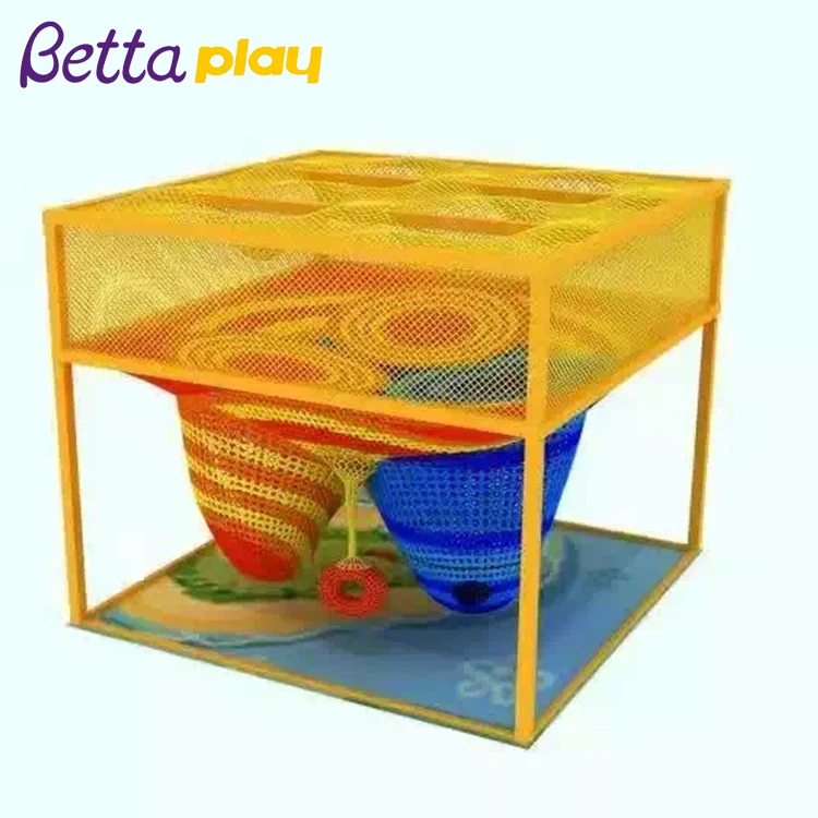 Bettaplay Kid Rainbow crochet Climbing Nets for Indoor Playground kids playground